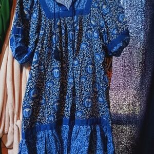 Old Navy Blue Floral Mini Dress